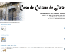 Tablet Screenshot of casaculturajerte.blogspot.com