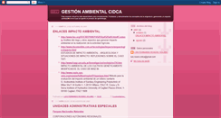 Desktop Screenshot of gestion-ambiental-cidca.blogspot.com