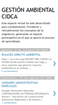 Mobile Screenshot of gestion-ambiental-cidca.blogspot.com