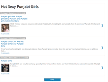 Tablet Screenshot of hotsexypunjabigirls.blogspot.com