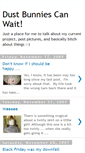 Mobile Screenshot of dustbunniescanwait.blogspot.com