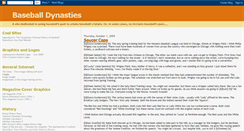 Desktop Screenshot of baseballdynasty.blogspot.com