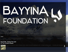 Tablet Screenshot of bayyinafoundation.blogspot.com