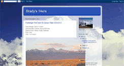 Desktop Screenshot of bradyhikes.blogspot.com