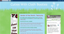 Desktop Screenshot of cutieswithclothbooties.blogspot.com