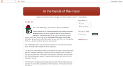 Desktop Screenshot of hands-of-the-many.blogspot.com