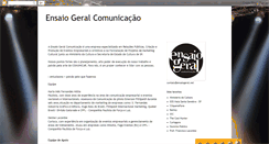 Desktop Screenshot of ensaiogeralcomunicacao.blogspot.com