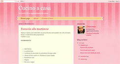 Desktop Screenshot of cucinoacasa.blogspot.com
