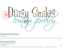 Tablet Screenshot of daisysmilesjewelry.blogspot.com