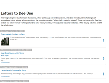Tablet Screenshot of letterstodeedee.blogspot.com