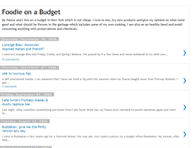 Tablet Screenshot of foodieonbudgt.blogspot.com