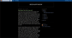 Desktop Screenshot of beehappinow.blogspot.com