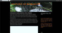 Desktop Screenshot of montanhasdebarrancos.blogspot.com