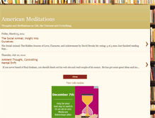 Tablet Screenshot of americanmeditations.blogspot.com