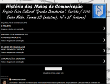Tablet Screenshot of historiadosmeiosdecomunicacao.blogspot.com