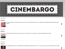 Tablet Screenshot of cinembargo.blogspot.com