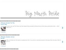 Tablet Screenshot of bigmouthbride.blogspot.com