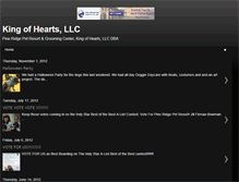 Tablet Screenshot of kingofheartsllc.blogspot.com