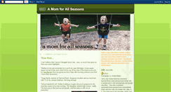 Desktop Screenshot of amomforallseasons.blogspot.com