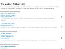 Tablet Screenshot of airlinebottomline.blogspot.com