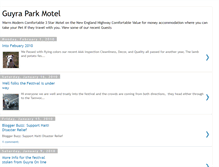 Tablet Screenshot of guyraparkmotel.blogspot.com