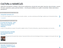 Tablet Screenshot of culturanavarcles.blogspot.com