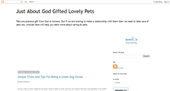 Desktop Screenshot of godgiftpets.blogspot.com