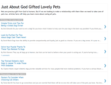 Tablet Screenshot of godgiftpets.blogspot.com