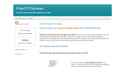 Desktop Screenshot of phen375reviewer.blogspot.com