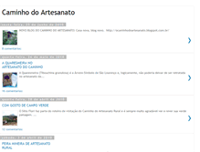 Tablet Screenshot of caminhosdoartesanato.blogspot.com