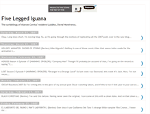 Tablet Screenshot of iguana5legs.blogspot.com