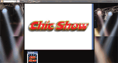 Desktop Screenshot of chicshow.blogspot.com