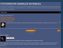 Tablet Screenshot of animalinvisible.blogspot.com
