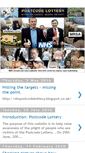 Mobile Screenshot of nhspostcodelottery.blogspot.com