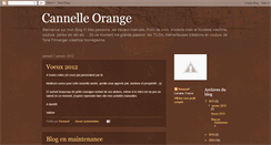 Desktop Screenshot of cannelleorange.blogspot.com