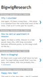 Mobile Screenshot of bigwigresearch.blogspot.com
