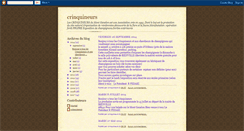 Desktop Screenshot of crinquineurs.blogspot.com