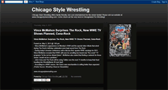 Desktop Screenshot of chicagostylewrestling.blogspot.com