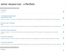 Tablet Screenshot of janice-jeeyeun-lee-eportfolio.blogspot.com
