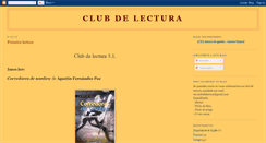 Desktop Screenshot of eoiclubedelectura.blogspot.com