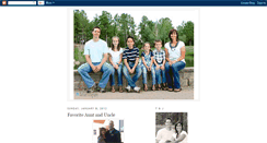 Desktop Screenshot of nelsonfamily6.blogspot.com