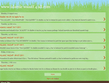 Tablet Screenshot of islamicwazaif4all.blogspot.com