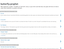 Tablet Screenshot of butterflyprophet.blogspot.com