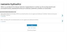 Tablet Screenshot of naessens-hydraulics.blogspot.com