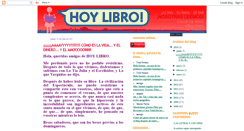 Desktop Screenshot of elblogdehoylibro.blogspot.com