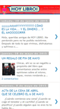 Mobile Screenshot of elblogdehoylibro.blogspot.com