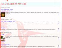 Tablet Screenshot of justsoiexpressmyself.blogspot.com