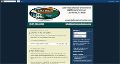 Desktop Screenshot of lakeforestchamberofcommerce.blogspot.com