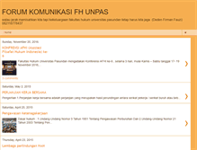 Tablet Screenshot of forumkomunikasifhunpas.blogspot.com