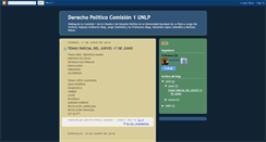 Desktop Screenshot of derechopoliticocomision1unlp.blogspot.com